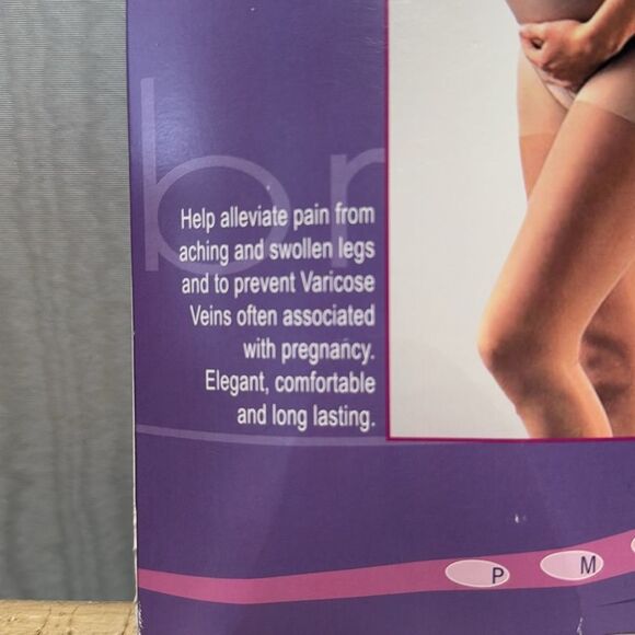 Gabrialla Graduated Firm Compression 23-30 Support Hosiery Maternity Pantyhose - Picture 3 of 7